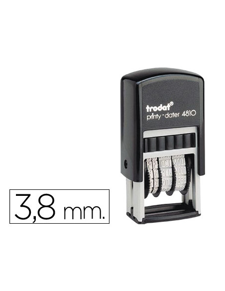 Fechador trodat entintaje automatico 3.8 mm printy 4810