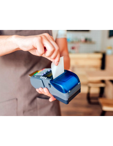 Rollo sumadora q-connect termico 57 mm ancho x 48 mm diametro sin bisfenol a