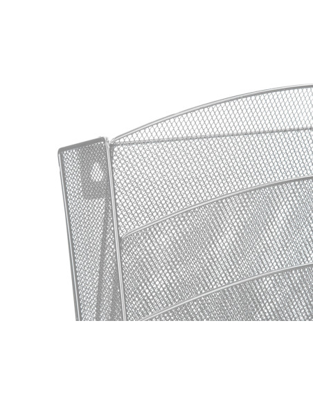 Expositor mural q-connect de pared 5 bandejas din a4 plateado 9,3x31,5x44 cm