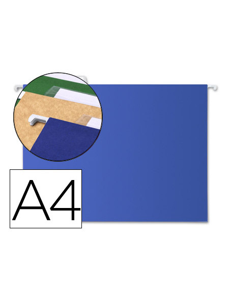 Carpeta colgante liderpapel a4 azul