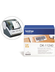 Etiqueta brother dk11240 para impresoras de etiquetas ql-multiproposito- 102x51mm 600 etiquetas-