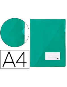 Carpeta liderpapel dossier a4 uñero verde