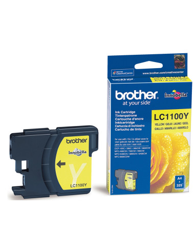 Ink-jet brother lc-1100y amarillo 325 pag