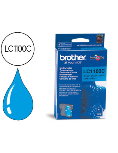 Ink-jet brother lc-1100c cyan 325 pag