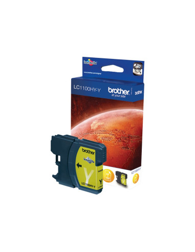 Ink-jet brother lc-1100y amarillo alta capacidad 750 pag