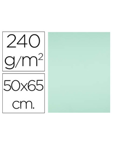 Cartulina liderpapel 50x65 cm 240g/m2 verde