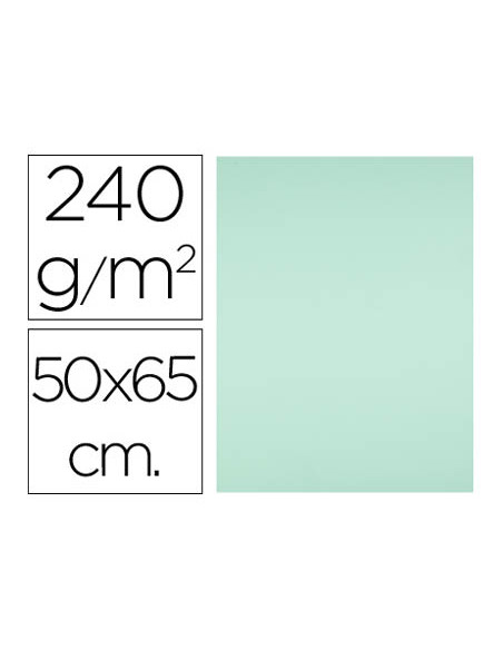 Cartulina liderpapel 50x65 cm 240g/m2 verde