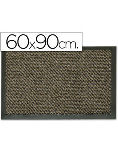 Alfombra paperflow antipolvo gris basic 60x90 cm