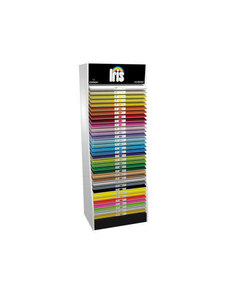 Cartulina guarro 50x65 contenido  "a " 50 hojas blancas+ 25 hojas x11 colores 185grs