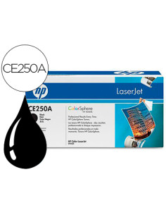 Toner hp laserjet color cp3525 negro 5.000 pag