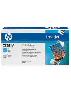 Toner hp laserjet color cp3525 cian 7.000 pag