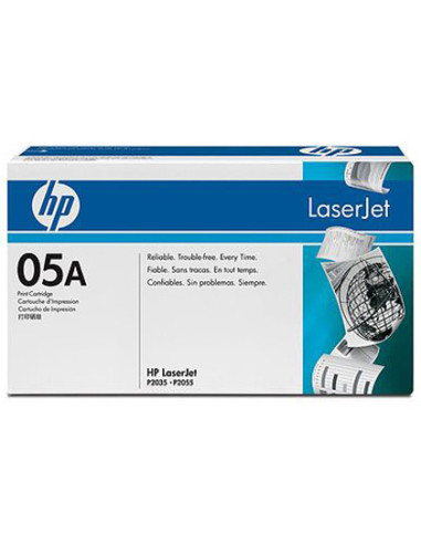 Toner hp 05a laserjet ce505a negro 2.300 pag