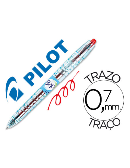 Boligrafo pilot gel b2p rojo