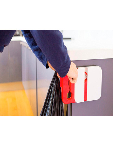 Cinta adhesiva q-connect 66m x 9mm blanca para cerrar bolsas