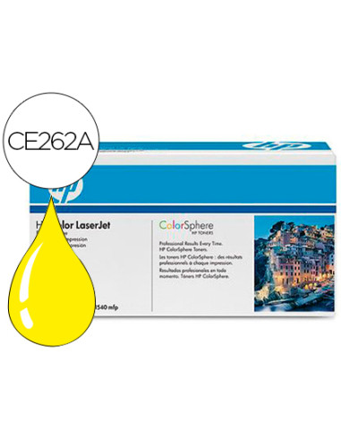 Toner hp color laserjet cp4025/cp4525 -ce262a- amarillo 11.000 pags