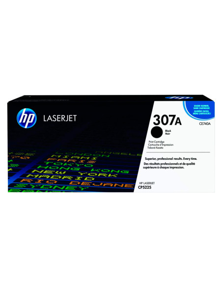 Toner hp color laserjet cp5225 cp5225n cp5225d -ce740a- negro 7.000 pags