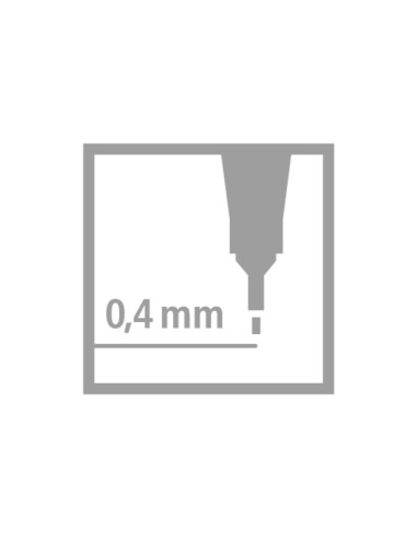Rotulador stabilo punta de fib ra point 88 albaricoque punta fina 0,4mm