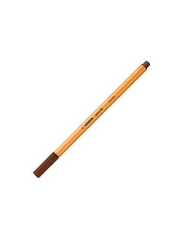 Rotulador stabilo punta de fib ra point 88 marron punta fina 0,4mm