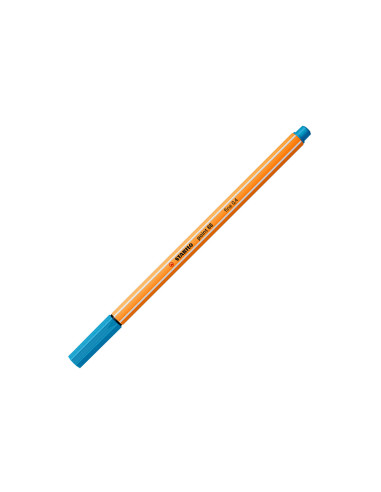 Rotulador stabilo punta de fib ra point 88 azul celeste punta fina 0,4mm