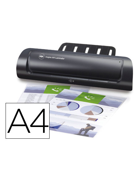 Plastificadora inspire din a4 2 rodillos hasta 80 mc