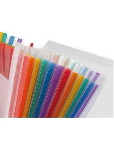 Carpeta liderpapel clasificador fuelle polipropileno din a5 spectrafile