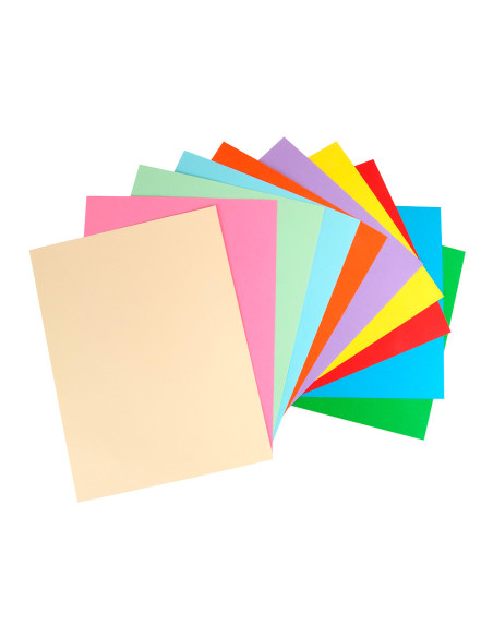 Bloc trabajos manuales liderpapel cartulina 297x420mm 10 hojas colores surtidos