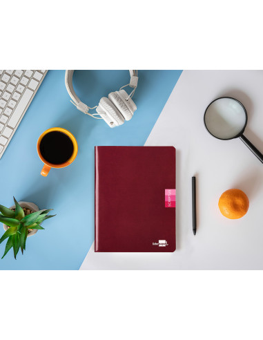 Libreta liderpapel scriptus a5 plus 48 hoj.90g/m2 cuadro 4mm con margen