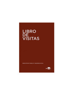 Libro liderpapel din a4 100 h registro de visitas de la inspeccion de trabajo 2