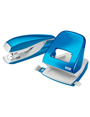 Grapadora petrus mod 635 wow azul metalizada capacidad 30 hojas