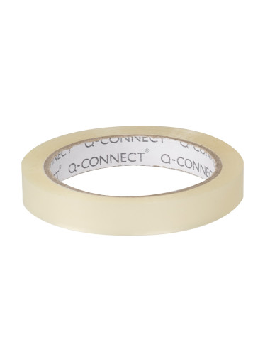 Cinta adhesiva q-connect transparente 66 mt x 12 mm encelofanada