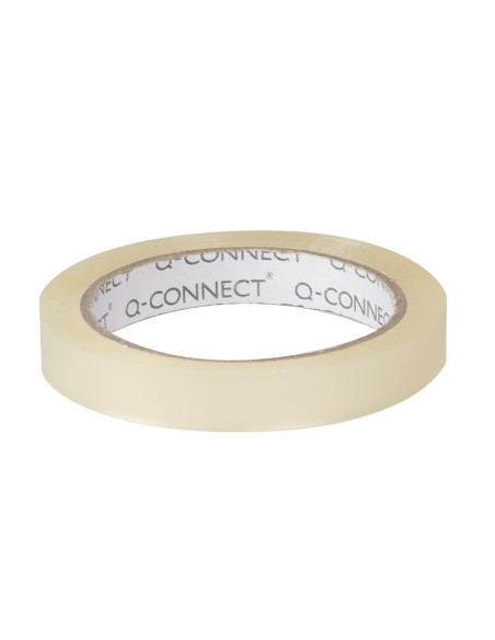 Cinta adhesiva q-connect transparente 66 mt x 12 mm encelofanada