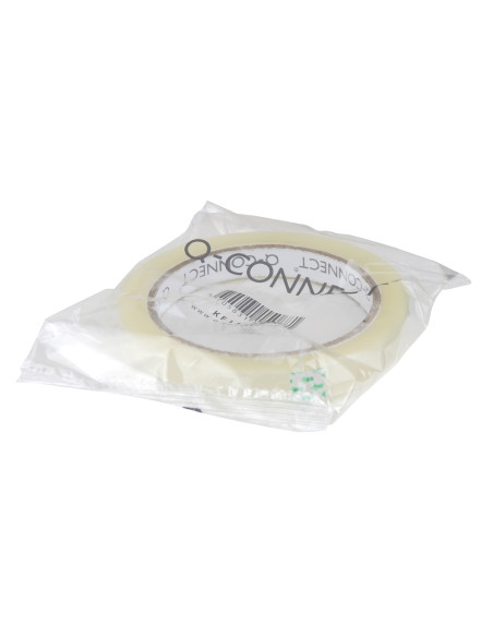 Cinta adhesiva q-connect transparente 66 mt x 12 mm encelofanada