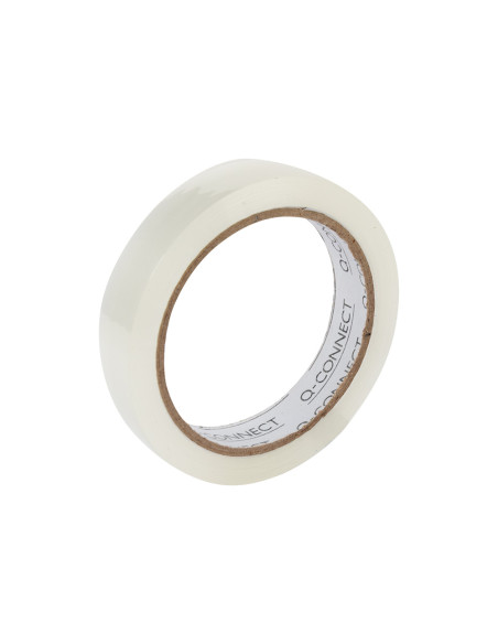 Cinta adhesiva q-connect transparente 66 mt x 19 mm encelofanada