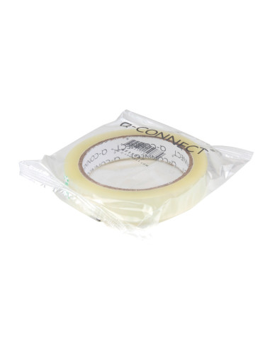 Cinta adhesiva q-connect transparente 66 mt x 19 mm encelofanada