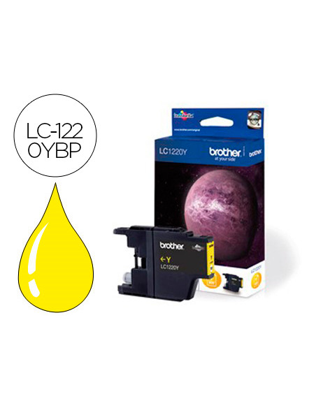 Ink-jet brother lc-1220 mfc-j430w dcp-j725w/j925w amarillo 300 pag