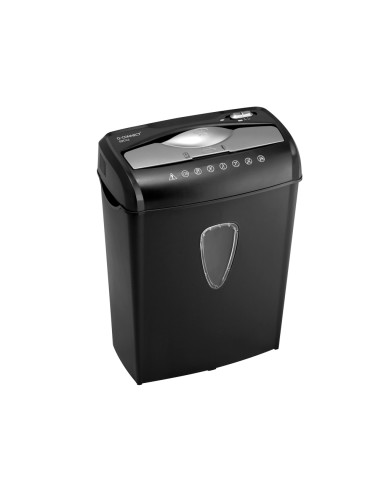 Destructora de documentos q-connect kf17972 capacidad de corte 8 h destruye grapas clips cd y tarjetas 13 litros