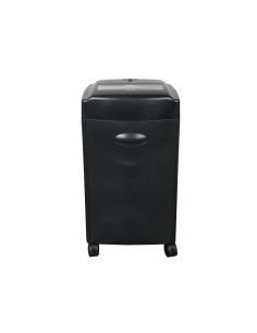 Destructora de documentos q-connect kf15553 capacidad de corte 15 h destruye grapas clips cd y tarjetas 35 litros 2