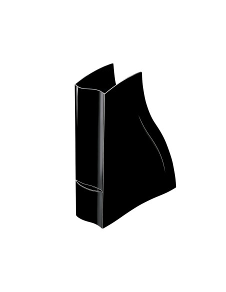 Revistero cep ellypse greenspirit plastico negro 278 x 83 x 325 mm.