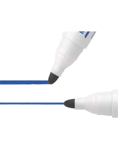 Rotulador bic velleda para pizarra azul punta redonda 1,3 mm