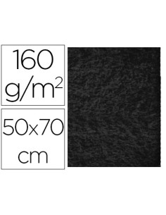 Fieltro liderpapel 50x70cm negro 160g/m2