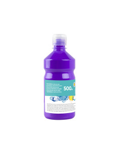 Tempera liquida liderpapel escolar 500 ml violeta 2