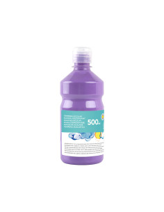 Tempera liquida liderpapel escolar 500 ml lila 2