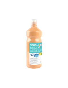 Tempera liquida liderpapel escolar 1000 ml carne 2