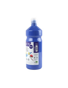 Tempera liquida liderpapel escolar 1000 ml azul marino 2