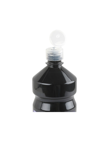 Tempera liquida liderpapel escolar 1000 ml negro