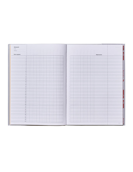 Bloc notas additio a4 plan de curso y evaluacion continua en catalan