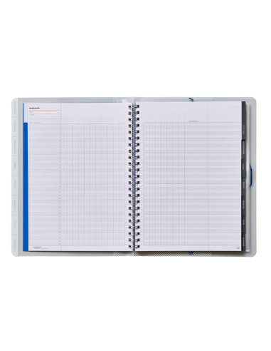 Carpeta global additio a4 con evalucion continua programacion tutoria y reuniones en catalan