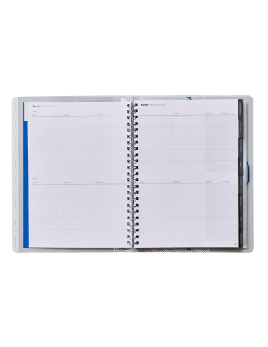 Carpeta global additio a4 con evalucion continua programacion tutoria y reuniones en catalan