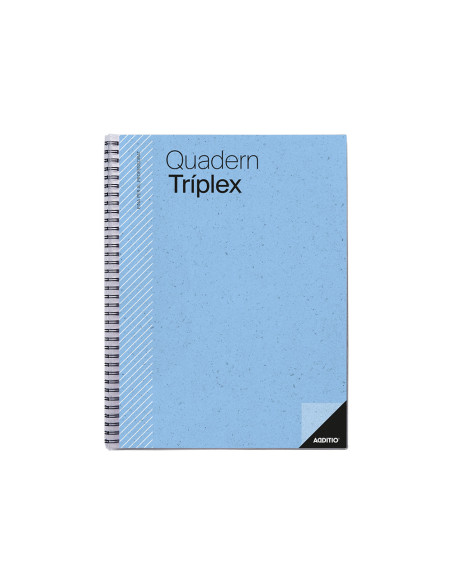 Bloc triplex additio plan curso evaluacion continua plansemanal tutorias mas 6 fundas ransparentes 22,5x31cm catalan