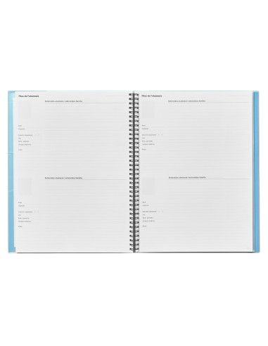 Bloc triplex additio plan curso evaluacion continua plansemanal tutorias mas 6 fundas ransparentes 22,5x31cm catalan